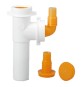 RACCORDO 2 VIE DIAM. 40 CON ATTACCO LAVATRICI E LAVASTOVIGLIE 120MM Diam. 40 x 120mm