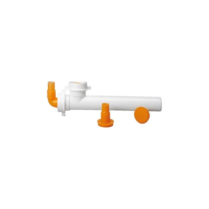 RACCORDO 2 VIE DIAM. 40 CON ATTACCO LAVATRICI E LAVASTOVIGLIE 230MM Diam. 40 x 230mm