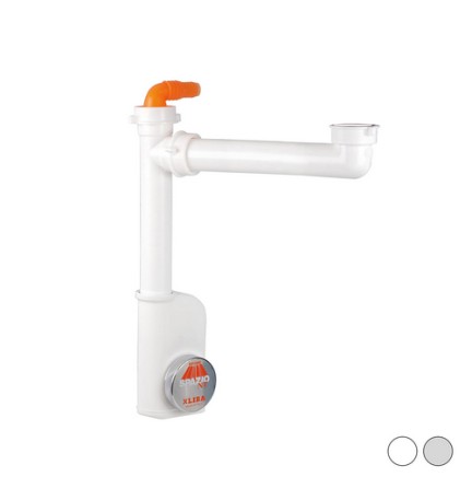 SIFONE SALVA SPAZIO 1 NT EVOLUTION PER LAVELLI 1"1/2 D. 40 mm Bianco