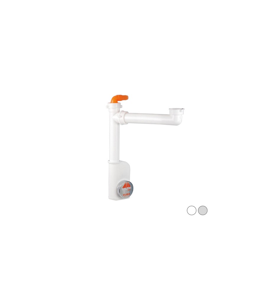 SIFONE SALVA SPAZIO 1 NT EVOLUTION PER LAVELLI 1"1/2 D. 40 mm Grigio