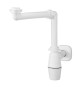 SIFONE SALVASPAZIO A BOTTIGLIA PER LAVABO Bianco