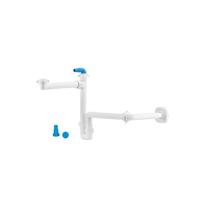 SIFONE SALVASPAZIO PER LAVABO DISASSATO 1" - 1"1/4 D. 32-40 mm