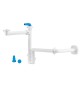 SIFONE SALVASPAZIO PER LAVABO DISASSATO 1" - 1"1/4 D. 32-40 mm