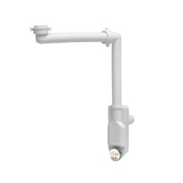 SIFONE SALVASPAZIO ISPEZIONABILE PER LAVABO 1" - 1"1/4 D. 32-40 mm