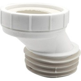 PROLUNGA PER WC RIGIDA CON SPOSTAMENTO 45MM 45 mm