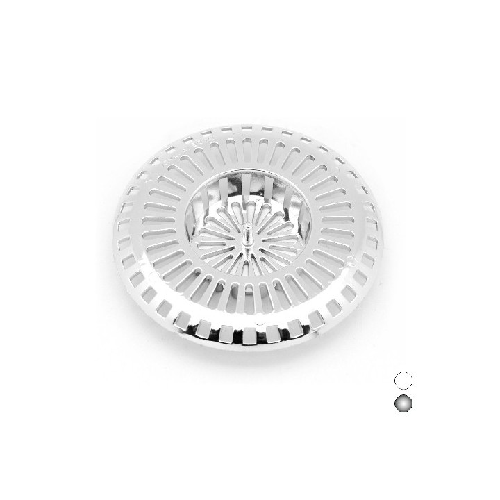 GRIGLIA DIAM. 9 CM PER FORO LAVELLO DIAM. 4.5 CM Bianca