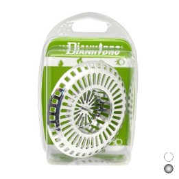 GRIGLIA DIAM. 9 CM PER FORO LAVELLO DIAM. 4.5 CM BLISTER Bianca