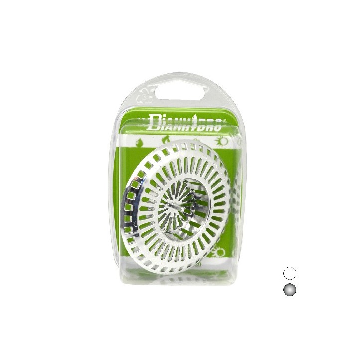 GRIGLIA DIAM. 9 CM PER FORO LAVELLO DIAM. 4.5 CM BLISTER Cromo