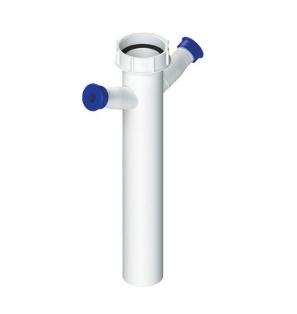 DOPPIO ATTACCO LAVASTOVIGLIE USCITA DN 40 1"1/2 250 mm