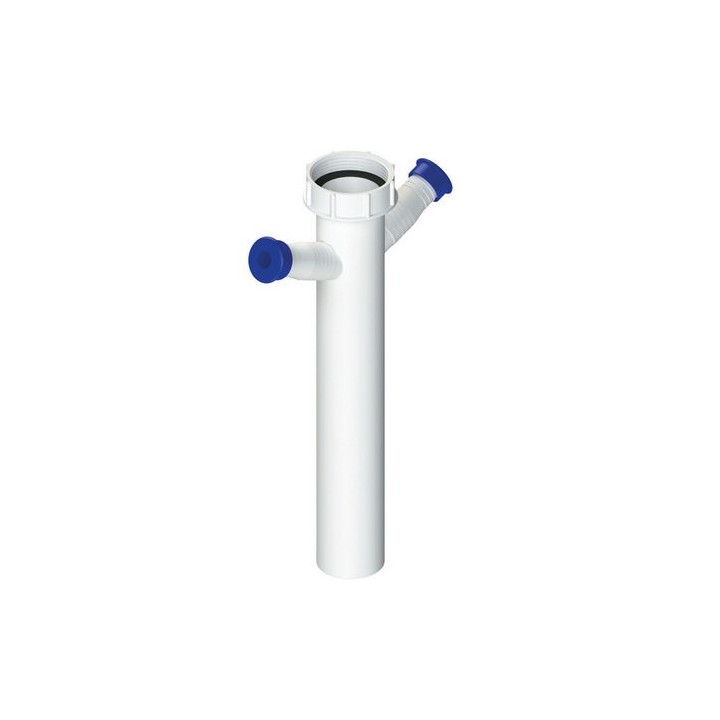 DOPPIO ATTACCO LAVASTOVIGLIE USCITA DN 40 1"1/2 250 mm