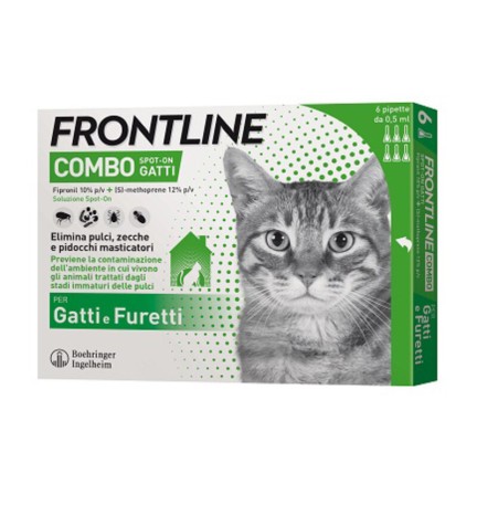 FRONTLINE COMBO GATTI 6 PIPETTE