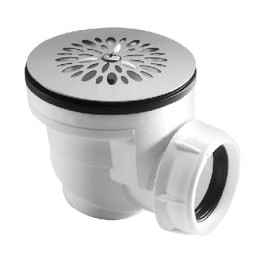 PILETTA SIFONATA CON GRIGLIA INOX Diam. 90