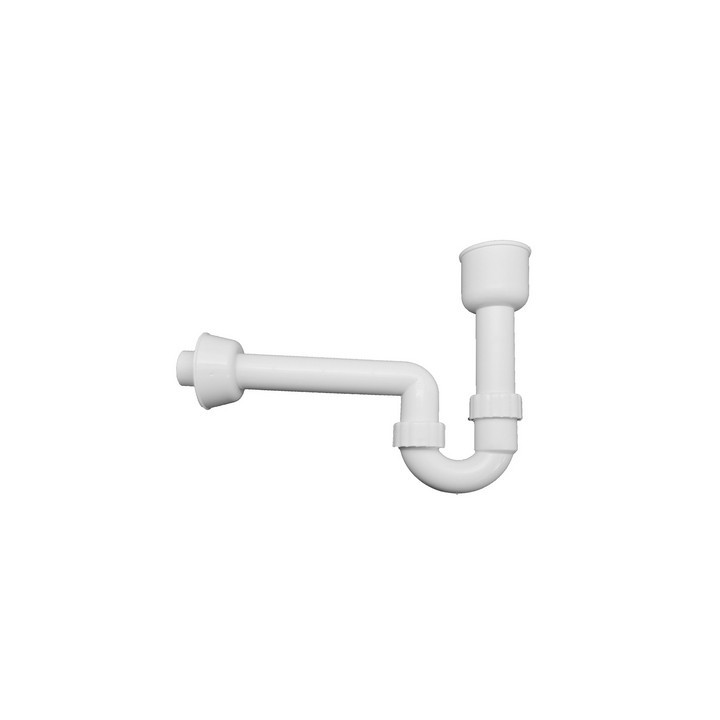 SIFONE AD ALLACCIO PER SCARICO ORINATOIO IN PP BIANCO Diam. 40/50