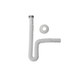 TUBO ESTENSIBILE PER SIFONI CON ROSONE TIPO LUX 1" x 32