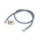 TUBO CARICO LAVATRICE FF F-BRICO FF 3/4" x 300 cm