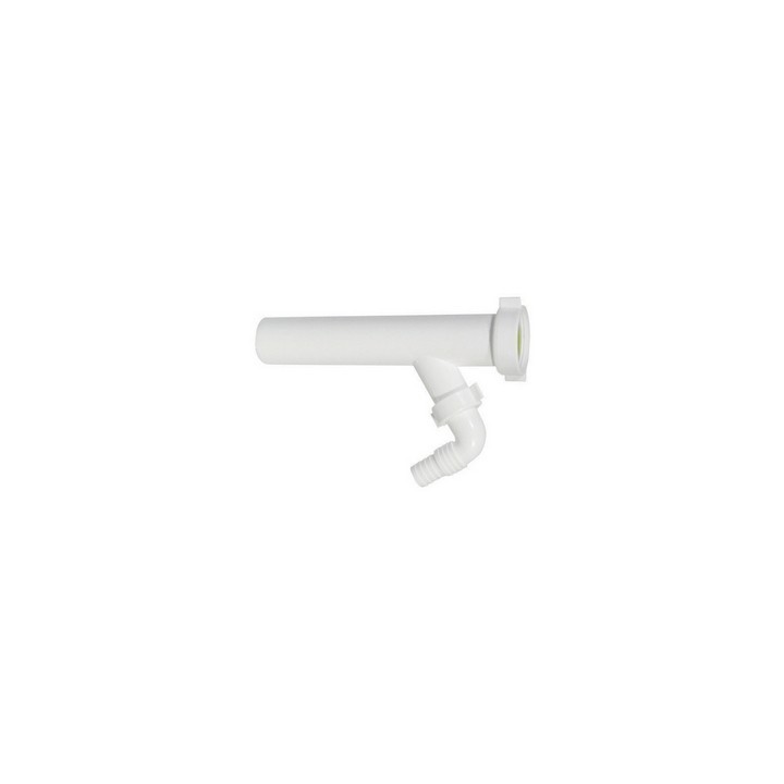 CANOTTO CON ATTACCO LAVATRICE CON DISPOSITIVO ANTIRISUCCHIO 1"1/4 x 32 mm