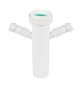 CANOTTO CON 2 ATTACCHI PER LAVATRICE LAVASTOVIGLIE 1"1/2 1"1/4-1"1/2