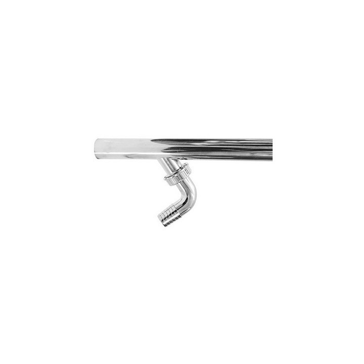 CANOTTO CROMATO PER SCARICO LAVATRICE Diam.30 x 300 mm