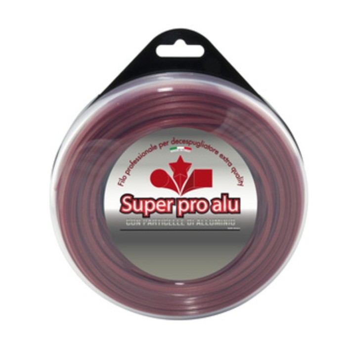 FILO NYLON ALUMADE TONDO 3,0X 60 M RED