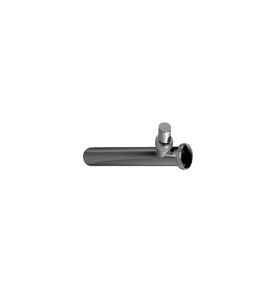 CANOTTO FLANGIATO CROMATO CON ATTACCO LAVATRICE 1" 1/4 x 32 mm