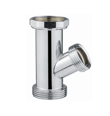 CANOTTO MF C/ATTACCO LAVATRICE + CURVA CROMO 1" 1/4