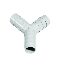 RACCORDO A Y PER TUBI SCARICO LAVATRICE 21x21x21 mm