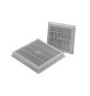 CHIUSINO GRIGLIATO CARRABILE IN PP mm. 200 x 200