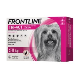 FRONTLINE TRI-ACT CANI 2- 5 KG 6 PIPETTE OFF. SPECIALE