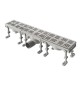 CANALE SIFONATO CON GRIGLIA INOX 1 CHIUSINO mm Lungh. 600 x Largh. 100