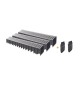 KIT 3 PZ CANALE IN PP CON GRIGLIA IN ACCIAIO ZINCATO IKARODRAIN 100x100 - 1000 mm