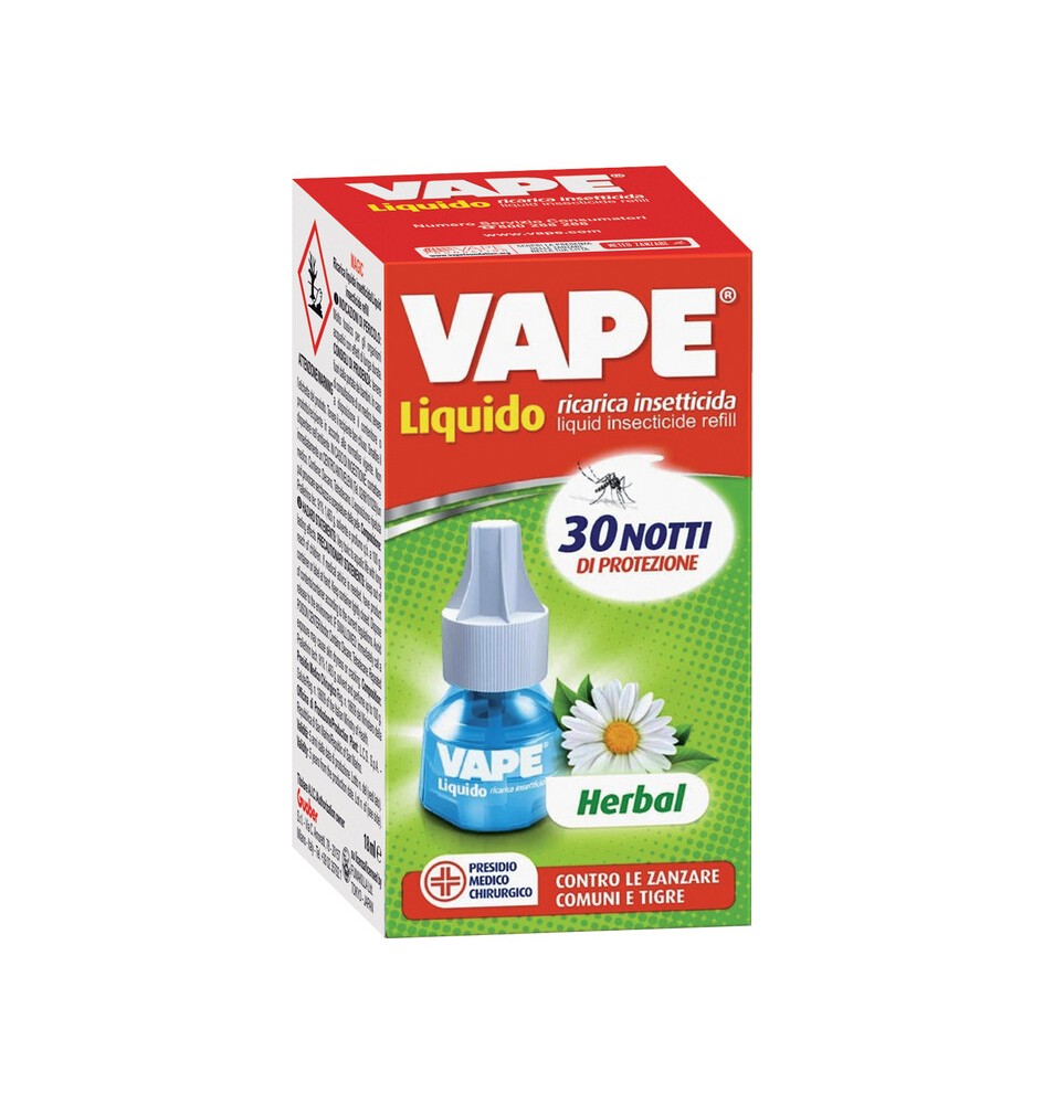 ANTIZANZARE VAPE MAGIC RICAR LIQUIDA 30 NOTTI