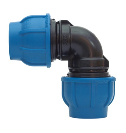 RACCORDO POLIPROP GOMITO 90 16X16 MM*