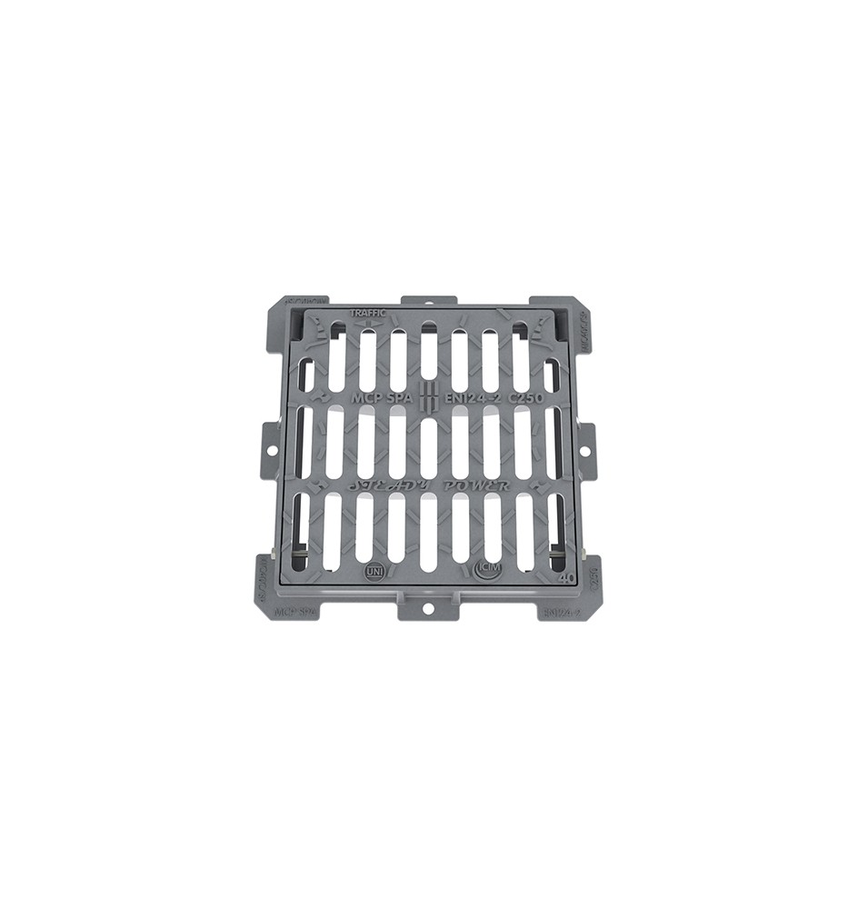 CADITOIA PIANA IN GHISA C250 cm 90 x 90