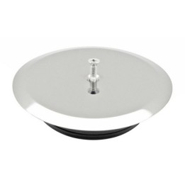 TAPPO AD ESPANSIONE CHIUSO CON PIATTELLO INOX Diam. 100