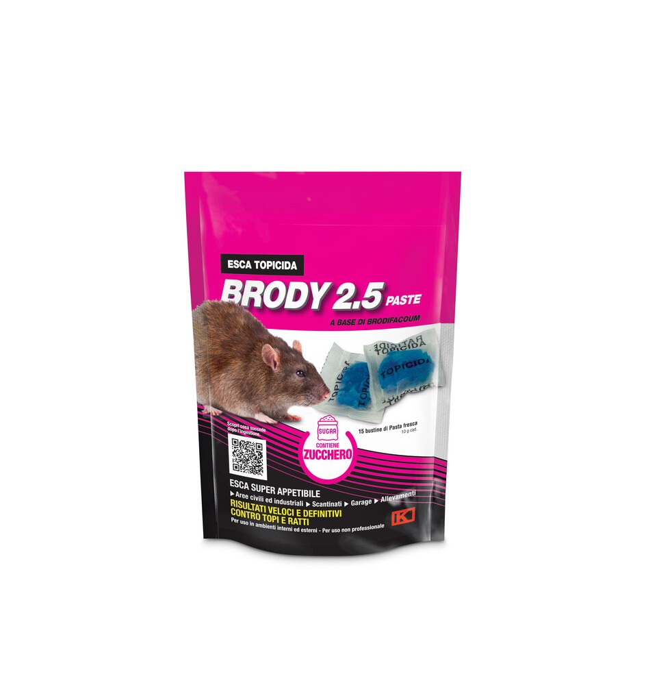ESCA TOPICIDA FRESCA BRODY 2.5 150 G BLU ZUCCHERO