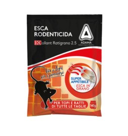 ESCA TOPICIDA IN GRANO RATIGRANO 2.5 140G ROSSO