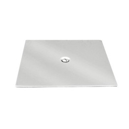 PIASTRA IN ACCIAIO QUADRATA 150 X 150 mm