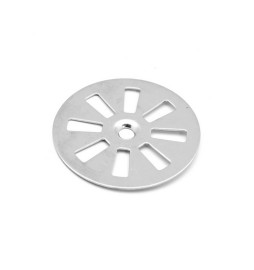 GRIGLIA PIATTO DOCCIA IN ACCIAIO Diam. 63 mm