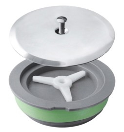 TAPPO AD ESPANSIONE PER SIFONI A PAVIMENTO PIATTELLO 125 MM Diam. 90 - Piattello 125mm