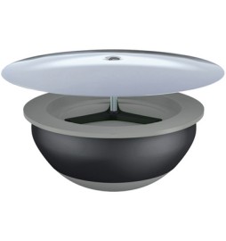 SUPERTAPPO AD ESPANSIONE DIAM. 100 CON PIATTELLO DIAM. 125 -