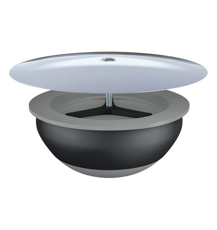 SUPERTAPPO AD ESPANSIONE DIAM. 100 CON PIATTELLO DIAM. 125 -