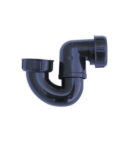 SIFONE VASCA TUBOLARE IN PP CON DADO DA 1" 1 / 2 1"1/2