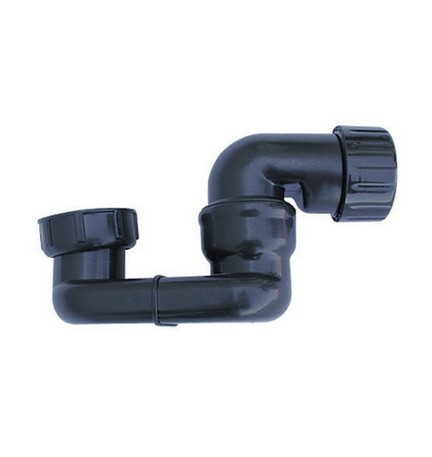 SIFONE IN PP RIBASSATO ORIENTABILE PER VASCA 1"1/2