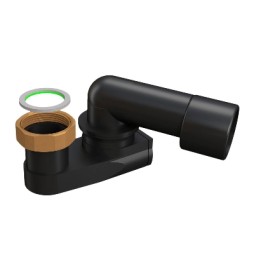 SIFONE RIBASSATO ORIENTABILE PER COLONNE VASCA SCAR. 40-50 A SALDARE 1" 1/2