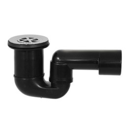 PILETTA DOCCIA CON SIFONE SNODATO PEHD Griglia ottone D. 80
