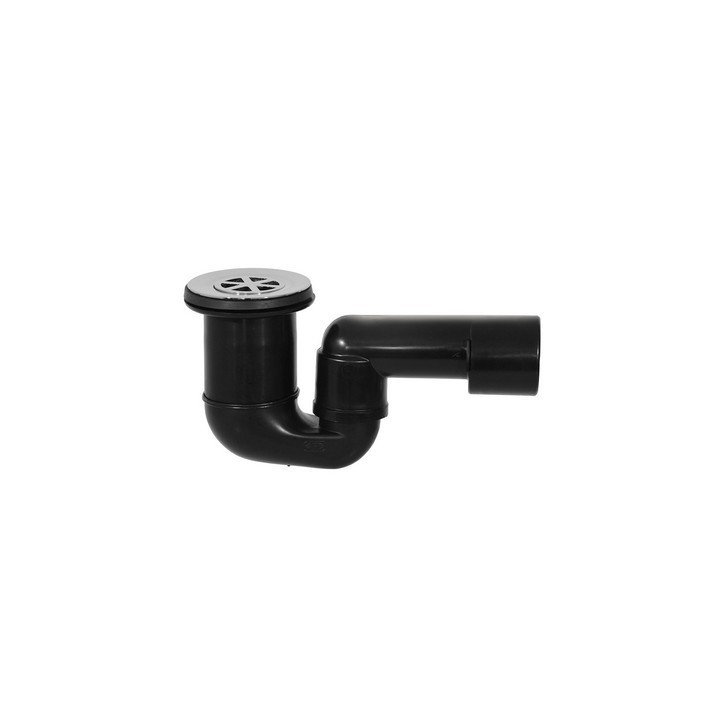 PILETTA DOCCIA CON SIFONE SNODATO PEHD Griglia ottone D. 80