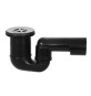 PILETTA DOCCIA CON SIFONE SNODATO PEHD Griglia ottone D. 80