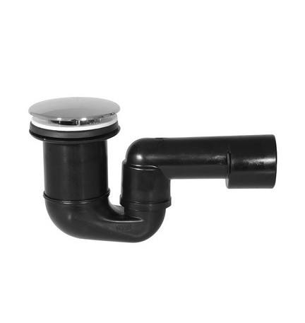 PILETTA DOCCIA CON SIFONE SNODATO PEHD E COPERCHIO ABS Coperchio ABS D. 80