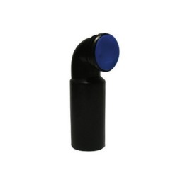 CURVA WC PER VASO SOSPESO CON GUARNIZIONE E TAPPO PEHD VALSIR Diam. 110 Verticale
