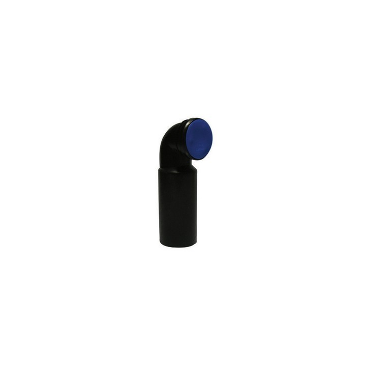 CURVA WC PER VASO SOSPESO CON GUARNIZIONE E TAPPO PEHD VALSIR Diam. 110 Verticale